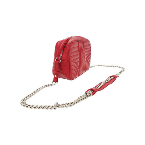 Prada Diagram Leather Chain Shoulder Bag - Picture 2 of 9